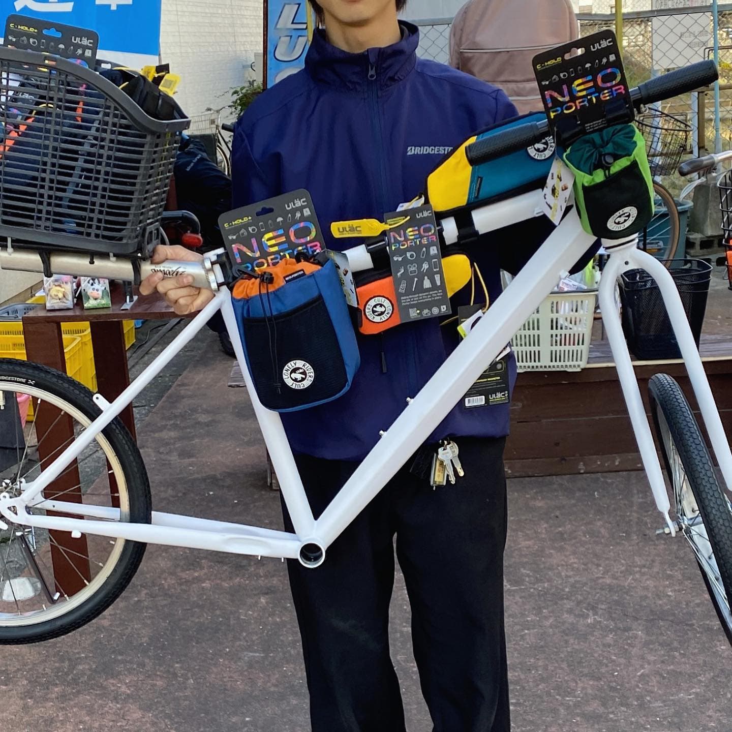 ULAC自転車バッグ入荷
